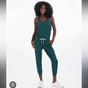 Vuori Lux Jumpsuit - Green - Size Small